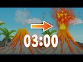 3 Minute Timer VOLCANO 🌋 🔥