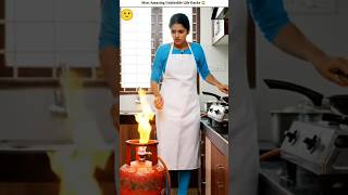 Lpg Gas cylinder safety tips/ Lpg Gas cylinder fire video/ 🔥Top secret Amazing kitchen Hacks #viral