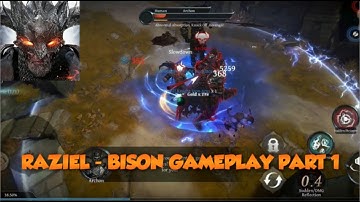 Raziel : Dungeon Arena 🎮 BISON Gameplay Part 1 (Android/iOS)