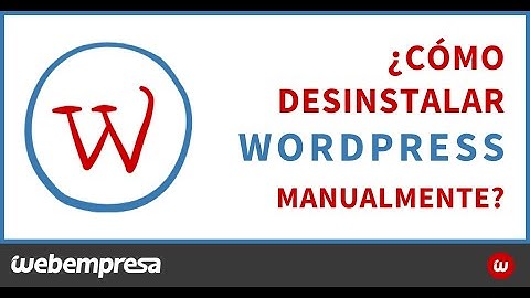 Desinstalación manual de WordPress desde cPanel