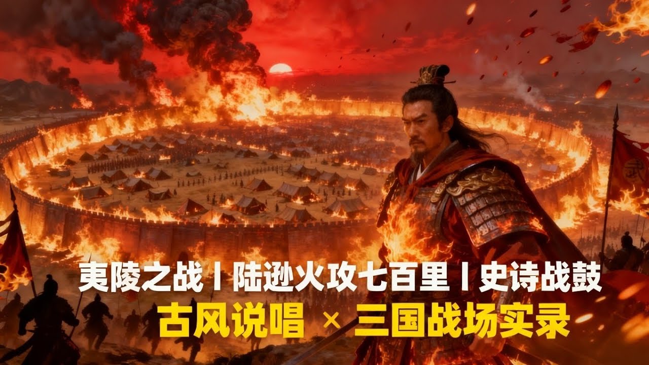 夷陵之戰|陸遜火攻七百里|史詩戰鼓 × 古風說唱 × 三國戰場實錄 | Three Kingdoms Epic Battle Rap × ...