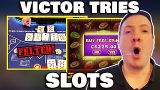 Victor Tries Slots to Get All His Money Back | Has to End the Stream After 20 Minutes...