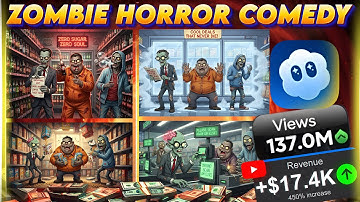 SORA 2 Magic🪄: Create Epic Zombie Horror Comedy USA Channel : 100% Free!