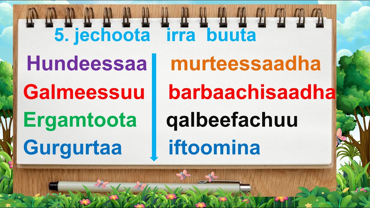 jechoota   irra   butaa   haala   salphan dubbisaa