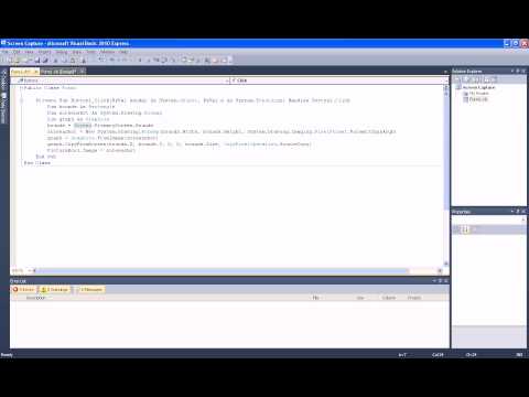 Screen Capture Program Made In Visual Basic 2008 And 2010 + Source