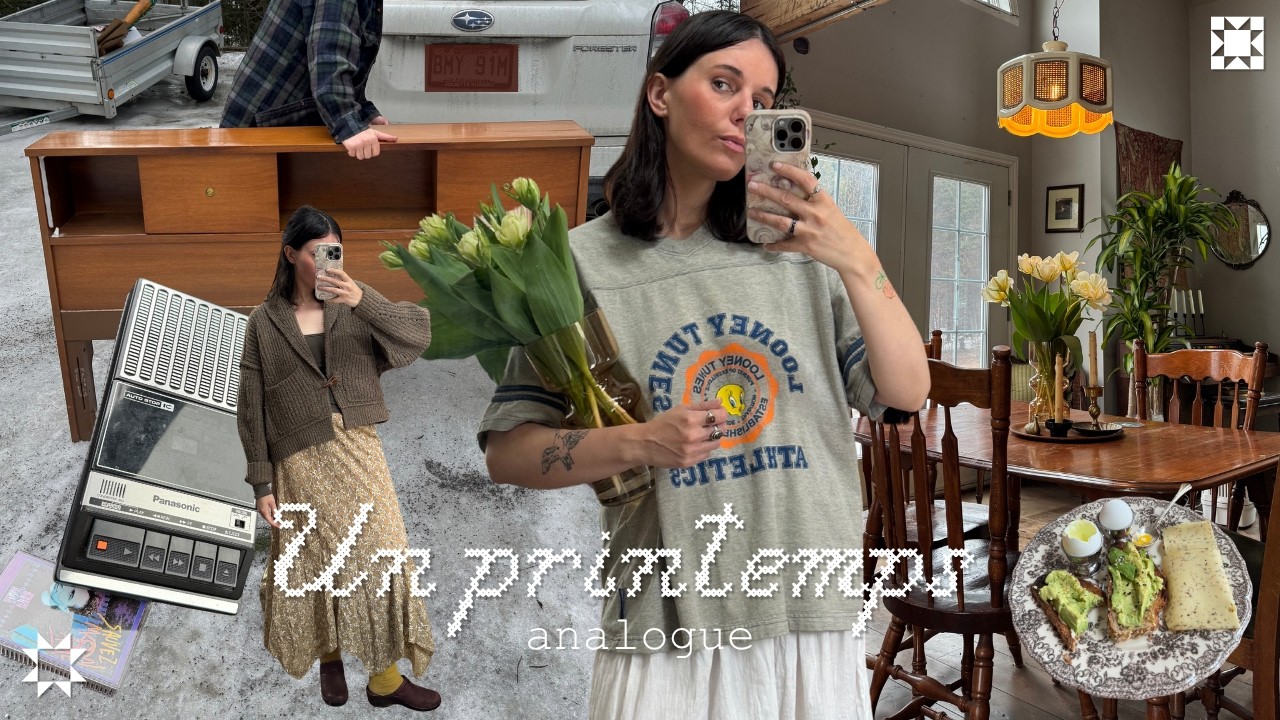 printemps analogue📼mes plans déco, faire les friperies & je commence la peinture dans la maison
