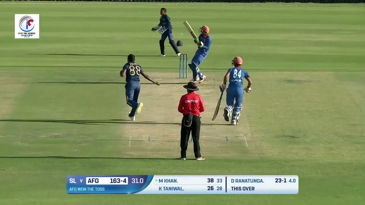 Mohammad Haroon Batting Highlights Afghanistan vs Sri Lanka U19 Tri Series ACB