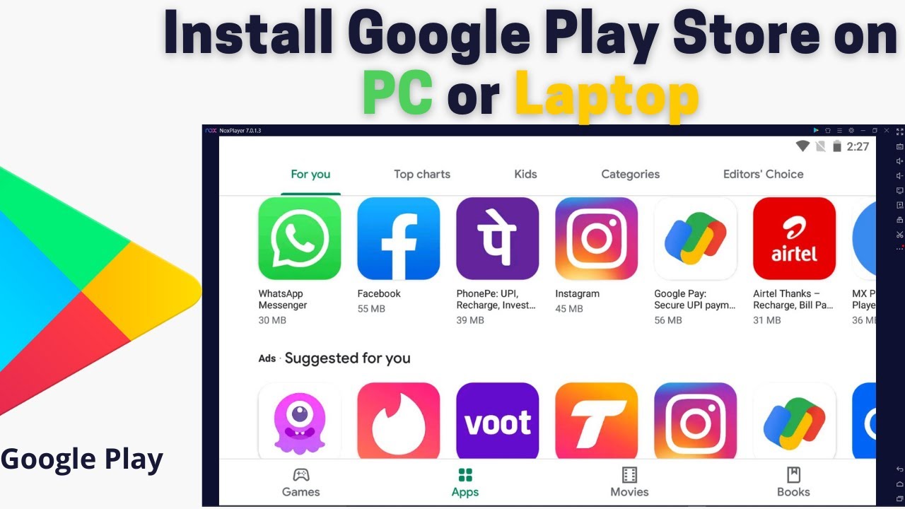 How to install Google Play Store App on PC or Laptop | Download Play