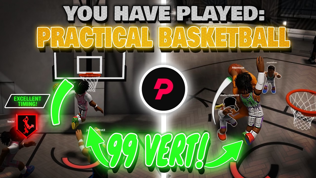 We Played the BEST Ro-Ball Game on Roblox | Practical Basketball |