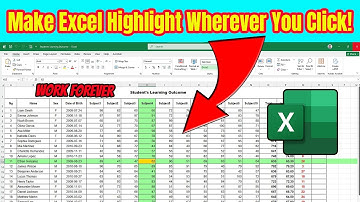 Markeer Excel overal waar u klikt! (De ultieme automatische markeertruc) |