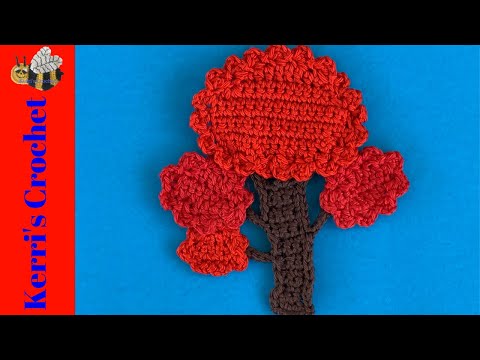 Crochet Tree Tutorial – Crochet Applique Tutorial