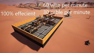 Simple copper layout | Satisfactory tutorial
