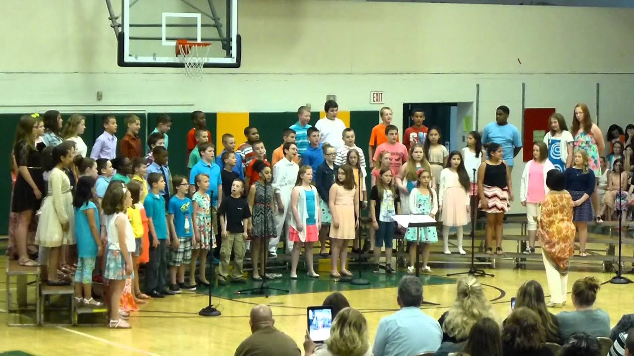 Glenwood 5th Grade Choir Spring Concert 2015 I Hope The Teacher Won't
