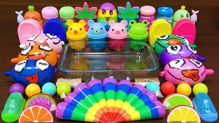 Glossy Slime Mixing LIVE With Balloons, Beads & Piping Swirls  #95