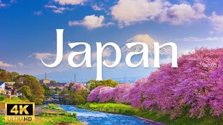 JAPAN 4K Scenic Relaxation Film - Relaxing Piano Music - Beautiful Nature