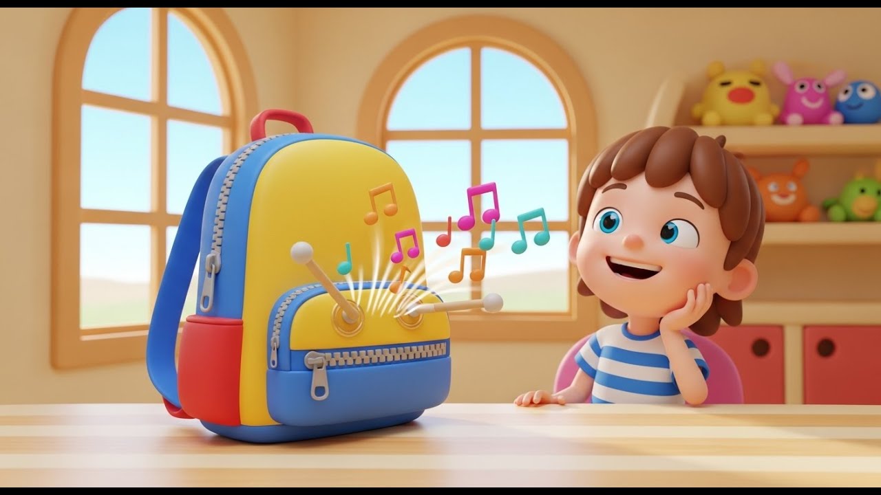 My Backpack Learned to Sing | Best Nursery Rhymes and Kids Songs ...
