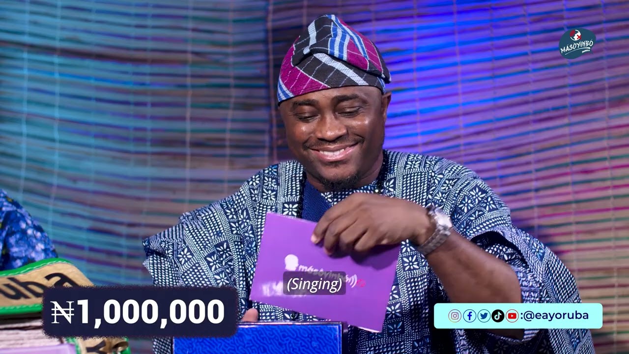 #Masoyinbo Episode Seventy-Seven with Baba omi: Exciting Game Show Teaching Yoruba lang and Culture.