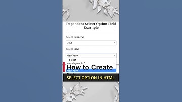 Use the Select Tag for website making / #select_tag in HTML / #viral / #shorts / #trending / #html
