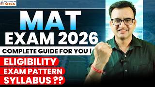 MAT 2026 Full Details 🔥 Exam Date, Fees, Syllabus & Pattern Explained!