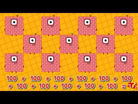 NUMBERBLOCKS ADDING MULTIPLE BIG NUMBERS | FIND THE TOTAL SUM | LEARN ADDITION | @ColorArt_id