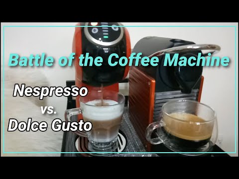 Nespresso vs. Dolce Gusto BATTLE OF THE COFFEE MACHINE!!! #nespresso  #dolcegusto #lungo #coffeelover - YouTube
