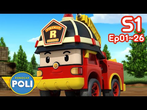 Robocar POLI Season 1 Full Ver. | Ep.1~Ep.26 | Safety Education | Cartoon for Kids | Robocar POLI TV