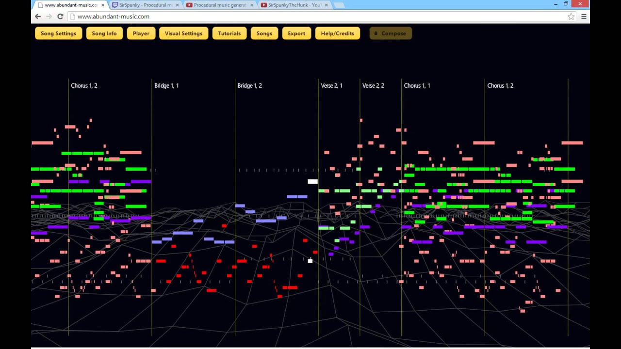 Procedural music generation 8 - YouTube