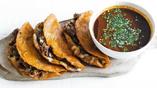 Homemade Birria Tacos Recipe (Quesa Tacos) + Beef Birria Consomé