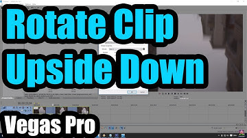 How to Turn/Rotate videos Upside Down in Vegas Pro (Quick method)