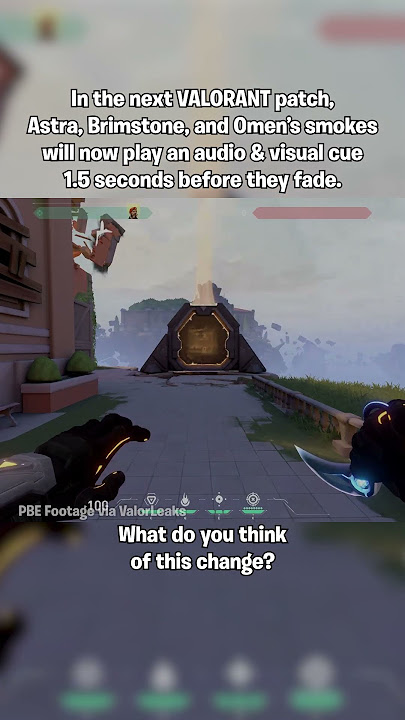 VALORANT are changing smokes...