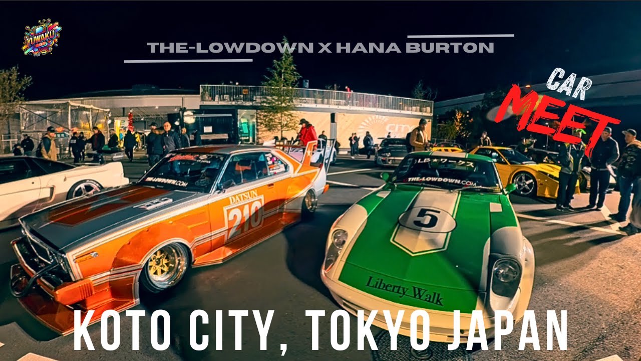 CAR MEET IN KOTO CITY, TOKYO JAPAN | THE-LOWDOWN X HANA BURTON