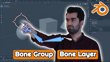 بخش 20 آموزش مقدماتی بلندر به زبان فارسی | Bone Layer, Bone Group, Custom Bone shape - Blender 3.0