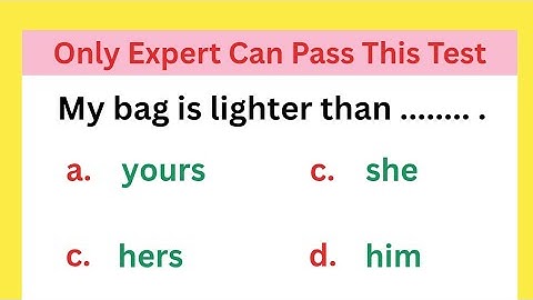 Mixed English Grammar Quiz | Only Expert Can Pass This Test | Do It Fast