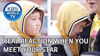 Real reaction when you meet your star [The Return of Superman/2020.04.12]