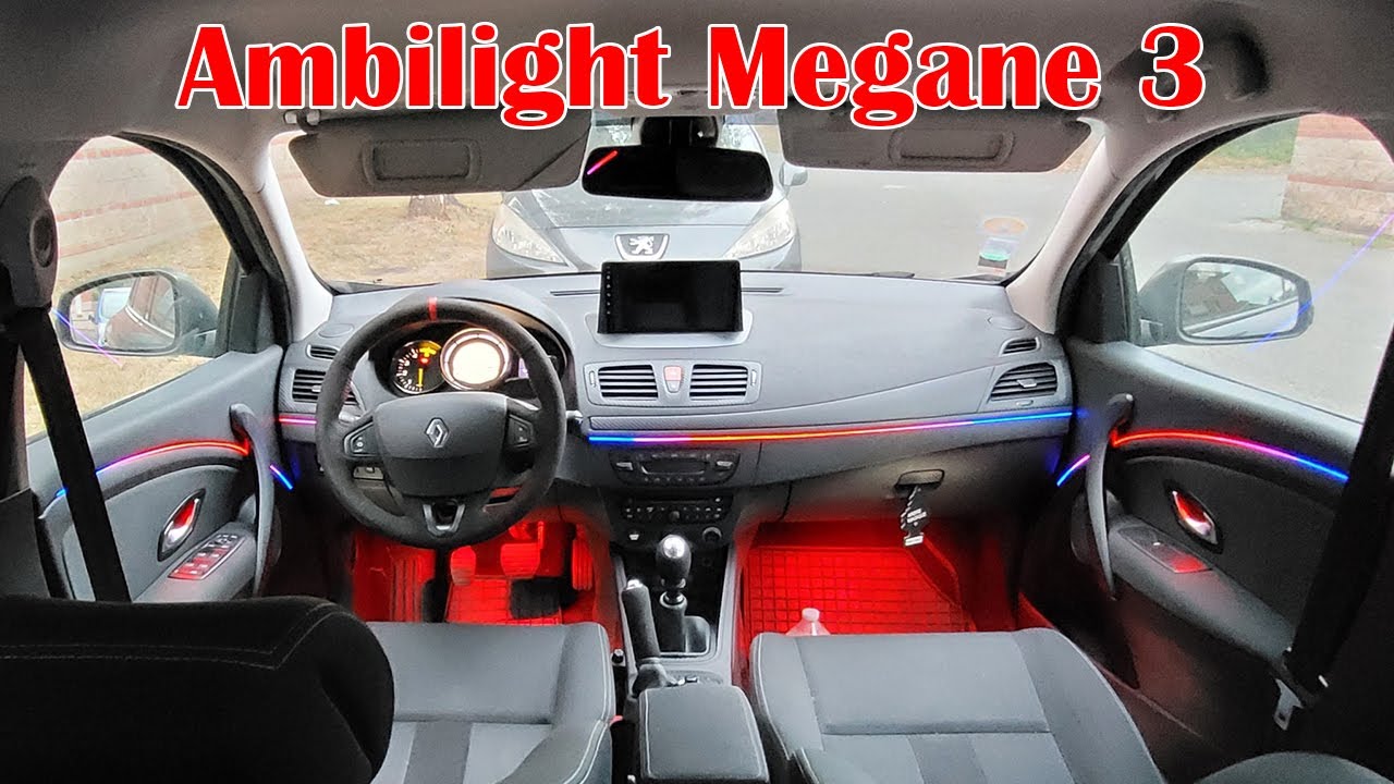 Un éclairage d'ambiance LED dans ma voiture ! MEGANE 3 RS & GT