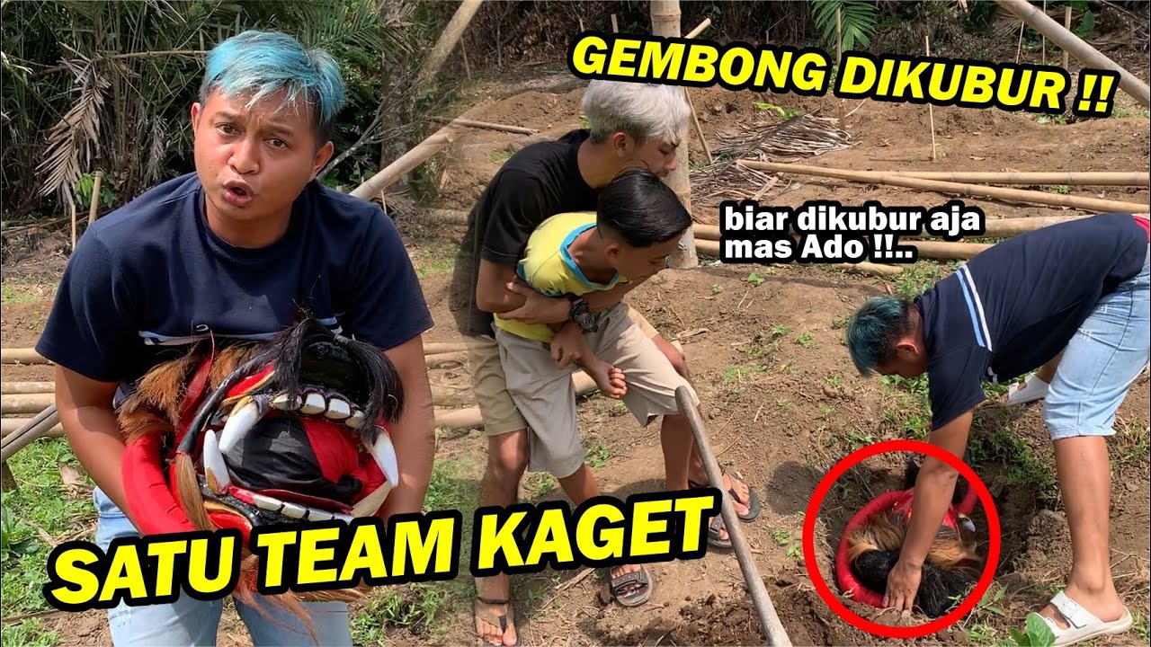 Barongan Gembong dikubur ?? SATU TIM KAGET !!