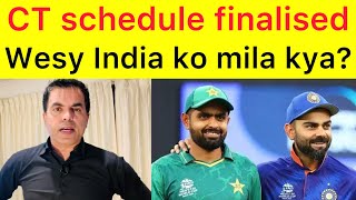 BREAKING 🛑 Schedule of Champions Trophy finalised | India Pak ...