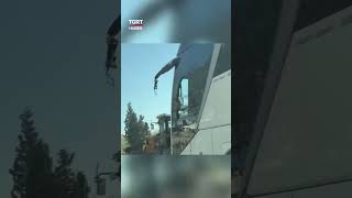 Kırılan Aynaya Otobüs Şoförünün İlginç Çözümü