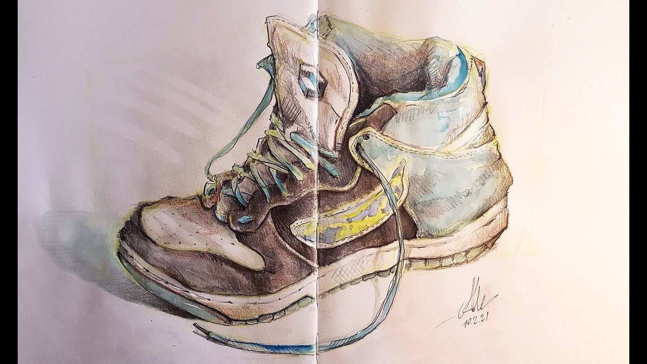 Lustige Bilder Schuhe: Zeichnen lernen mit Spaß!