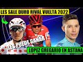 NAIRO Quintana y CARAPAZ LE SALE DURO RIVAL en VUELTA ESPAÑA 2022 💥 SUPERMAN Lopez GREGARIO