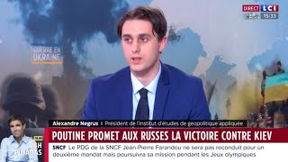 Alexandre Negrus (LCI) - « La guerre d’Ukraine est la matrice idéologique de Poutine »