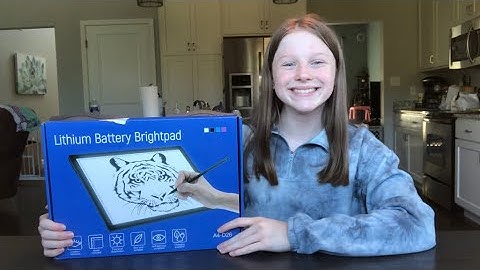 Light Pad For Drawing & Sketching Unboxing & Review [ART DEMO]