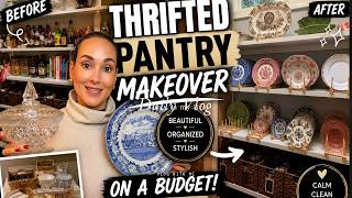 THRIFTED Pantry Makeover That Looks EXPENSIVE