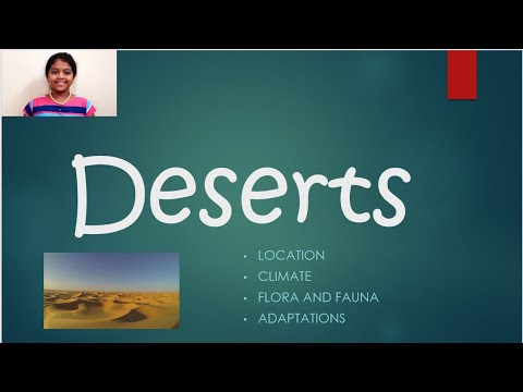 Desert | Location, Climate, Flora and Fauna, and Adaptations