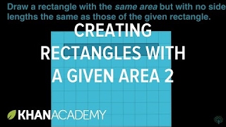 Famous Creating rectangles with a given area 2 | Math | 3rd grade | Khan Academy Net Worth