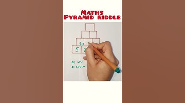 Maths Pyramid riddle | riddles | puzzle | IQ question | #trending#mathshorts#trick