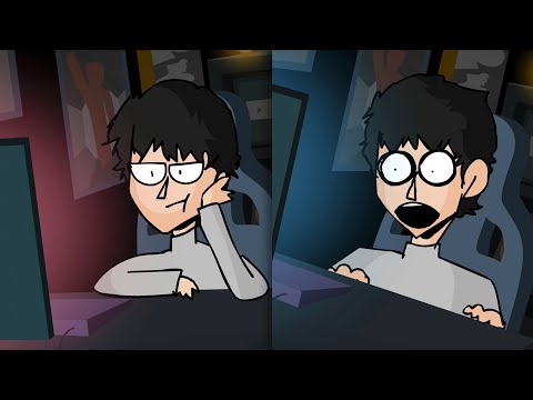 relaxing asmr vs aggressive asmr (animated)