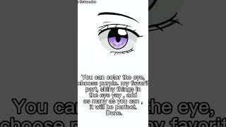 How to draw anime eyes (procreate) #shorts #art #tutorial How to draw anime eyes (procreate) #shorts #art #tutorial