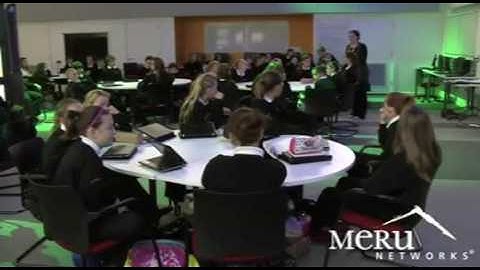 Meru 802.11n WLAN supports very high wireless densities in UK school