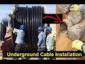 How to lay electrical cable underground  underground cable installation  cable laying  mm asif